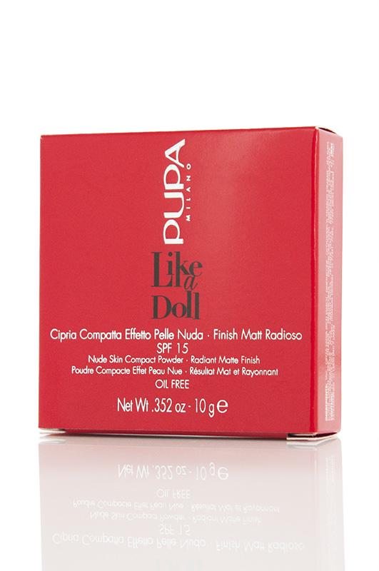 Пудра для обличчя компактна Pupa Like a Doll Compact Powder 02 тілесний (16007) - фото 3