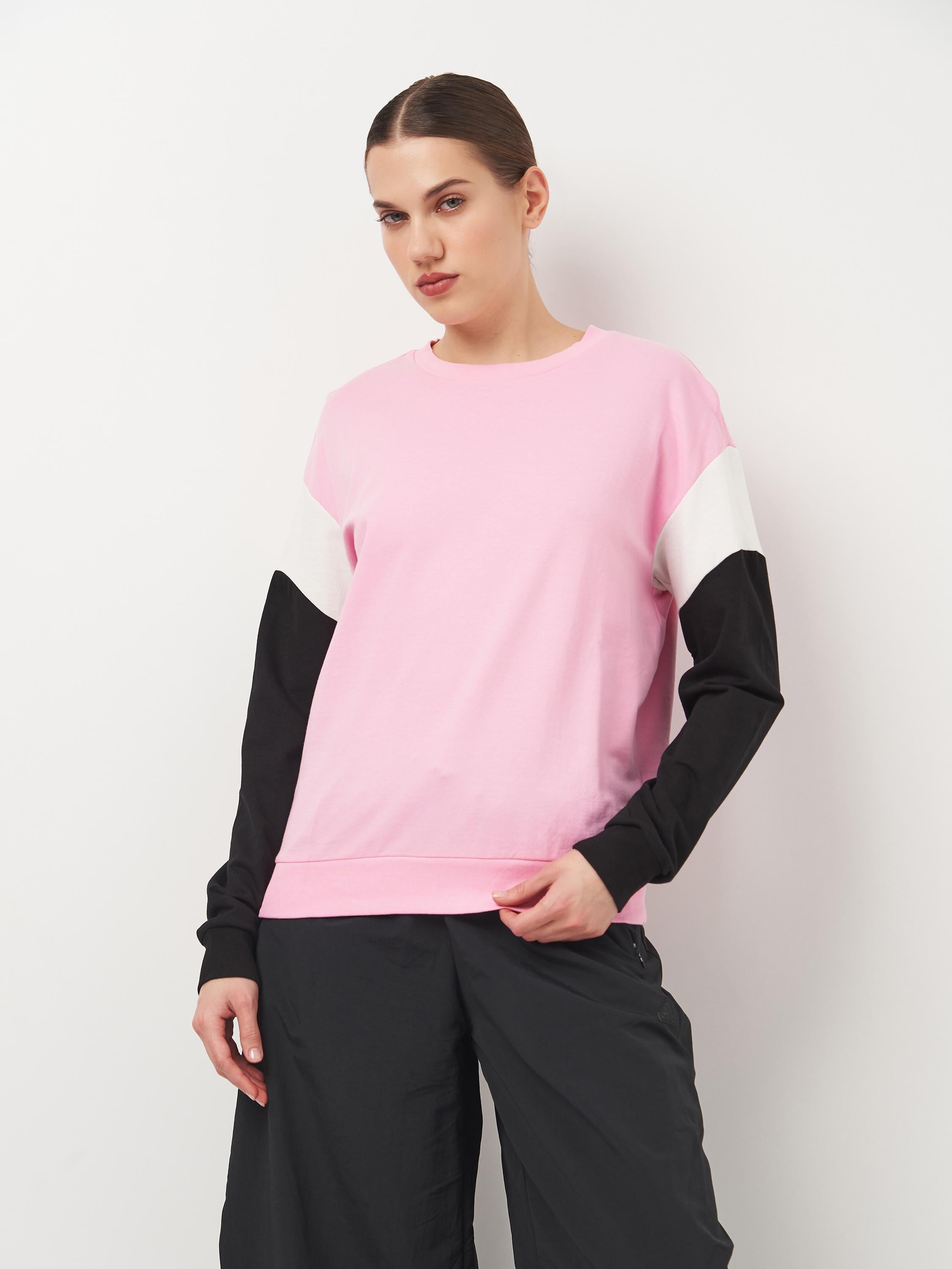 Світшот H&M S Рожево-чорний (S1907754267)