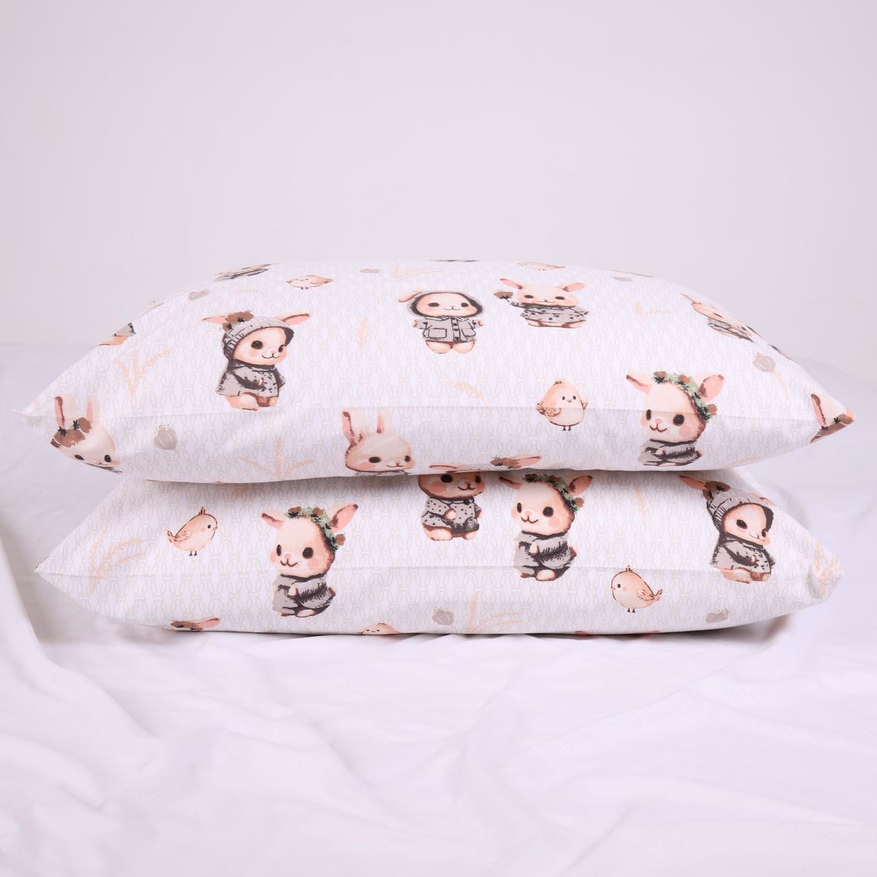 Набір наволочок PaniPava Bunnies бязь 40х60 см 2 шт. (1068665)