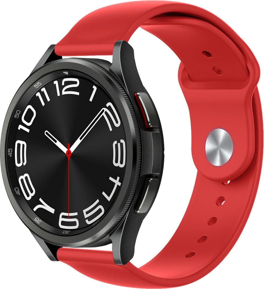 Ремінець Base для Galaxy Watch 6 Classic 43mm Red (33132-2D)