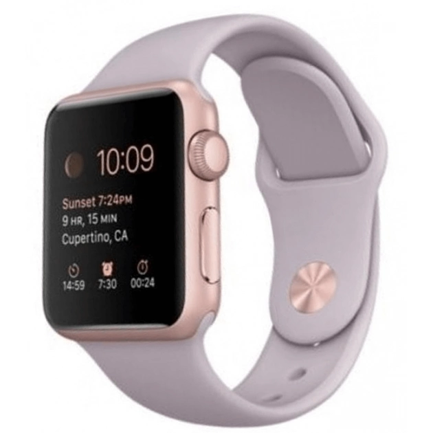 Ремешок силиконовый Sport Band для Apple Watch 42/44/45/49 мм Lavender (212-00688) - фото 2