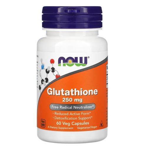 Глутатион NOW Glutathione 250 мг 60 Capsules (NOW-00096)