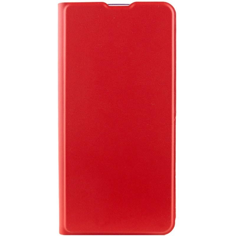 Противоударный кожаный чехол книжка GETMAN Elegant (PU) для Xiaomi Redmi 13C / Poco C65 Красный - фото 2 Противоударный кожаный чехол книжка GETMAN Elegant (PU) для Xiaomi Redmi 13C / Poco C65 Красный - фото 2