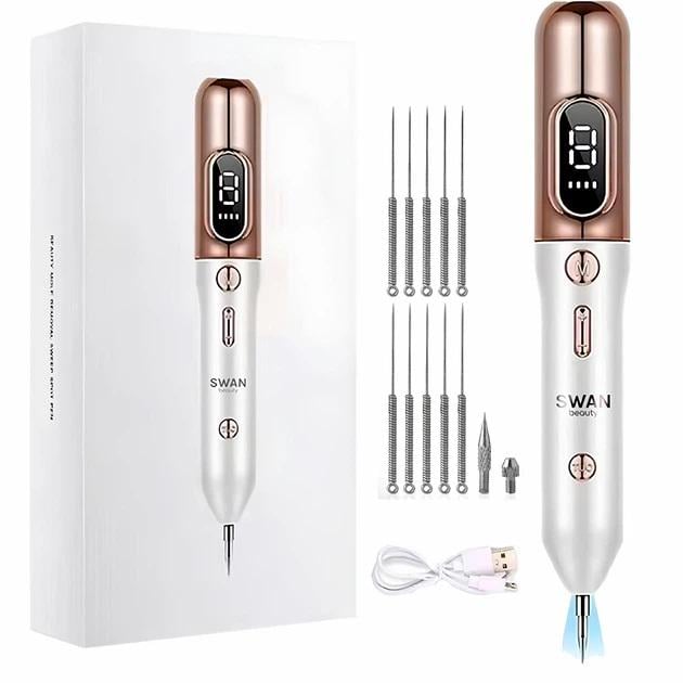Электрокоагулятор Swan Beauty Smart Pen S60 для удаления папиллом и бородавок Золотистый