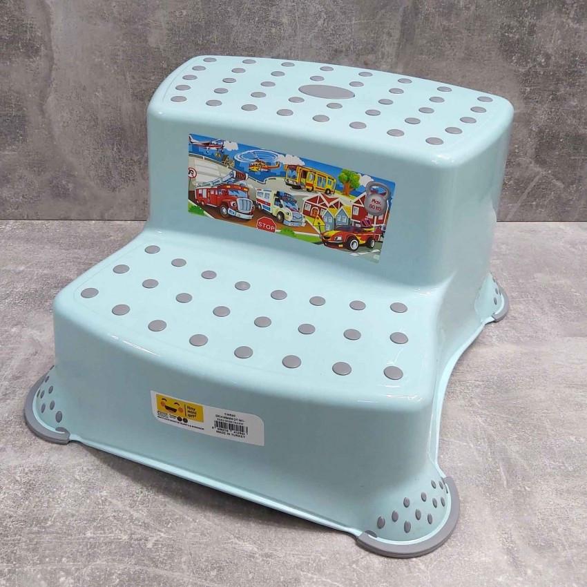 Подставка-скамейка детская для унитаза/раковины Irak Plastik CM-520 Голубой (1653773004)