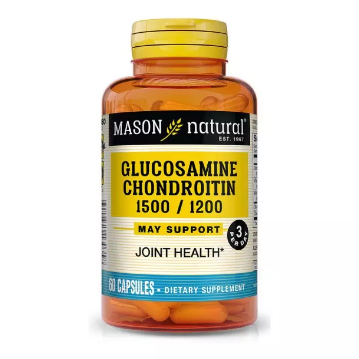 Вітаміни риб'ячий жир 1500/1200 Glucosamine Chondroitin Mason Natural 60 шт. (MAV13035)