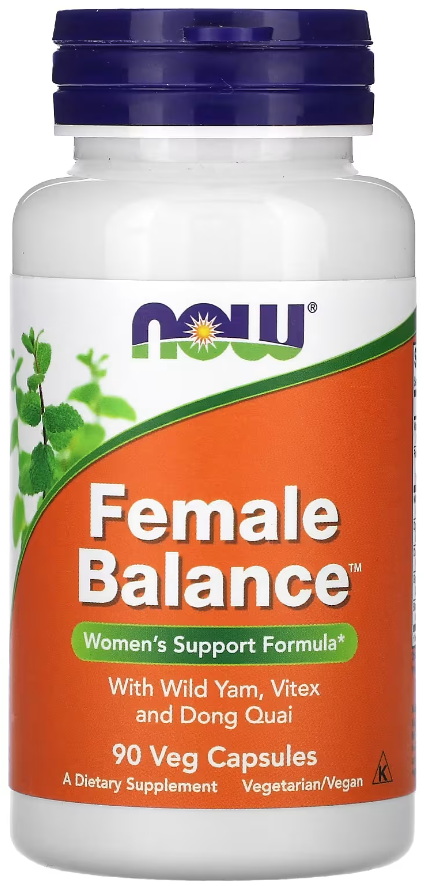 Комплекс Поддержка женского здоровья Now Foods Female Balance 90 вегетарианских капсул Комплекс Поддержка женского здоровья Now Foods Female Balance 90 вегетарианских капсул