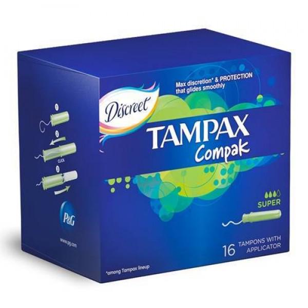 Тампоны Tampax Compak Super 16 шт. (219712)