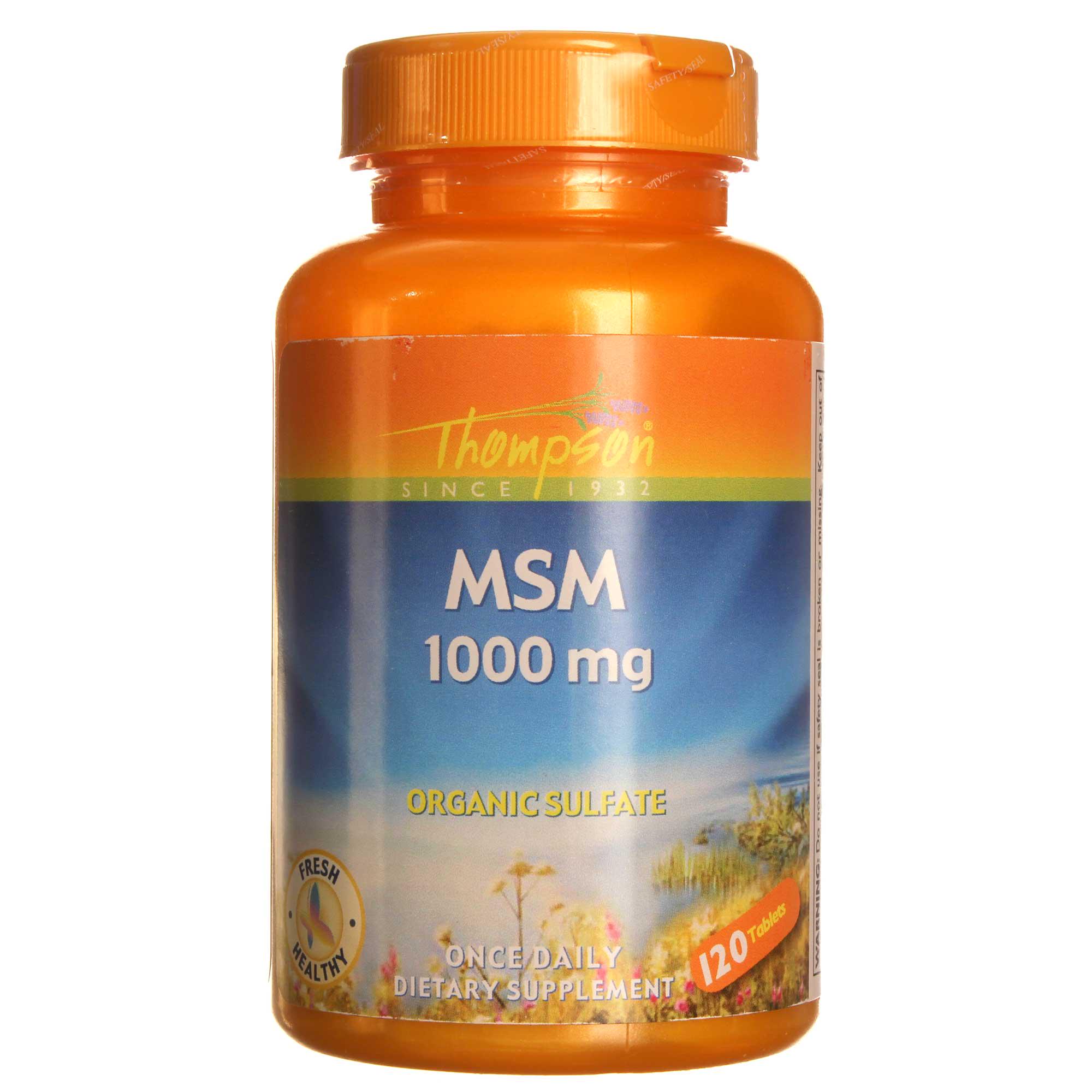 Витамины для суставов MSM 1000 mg 120 tablets