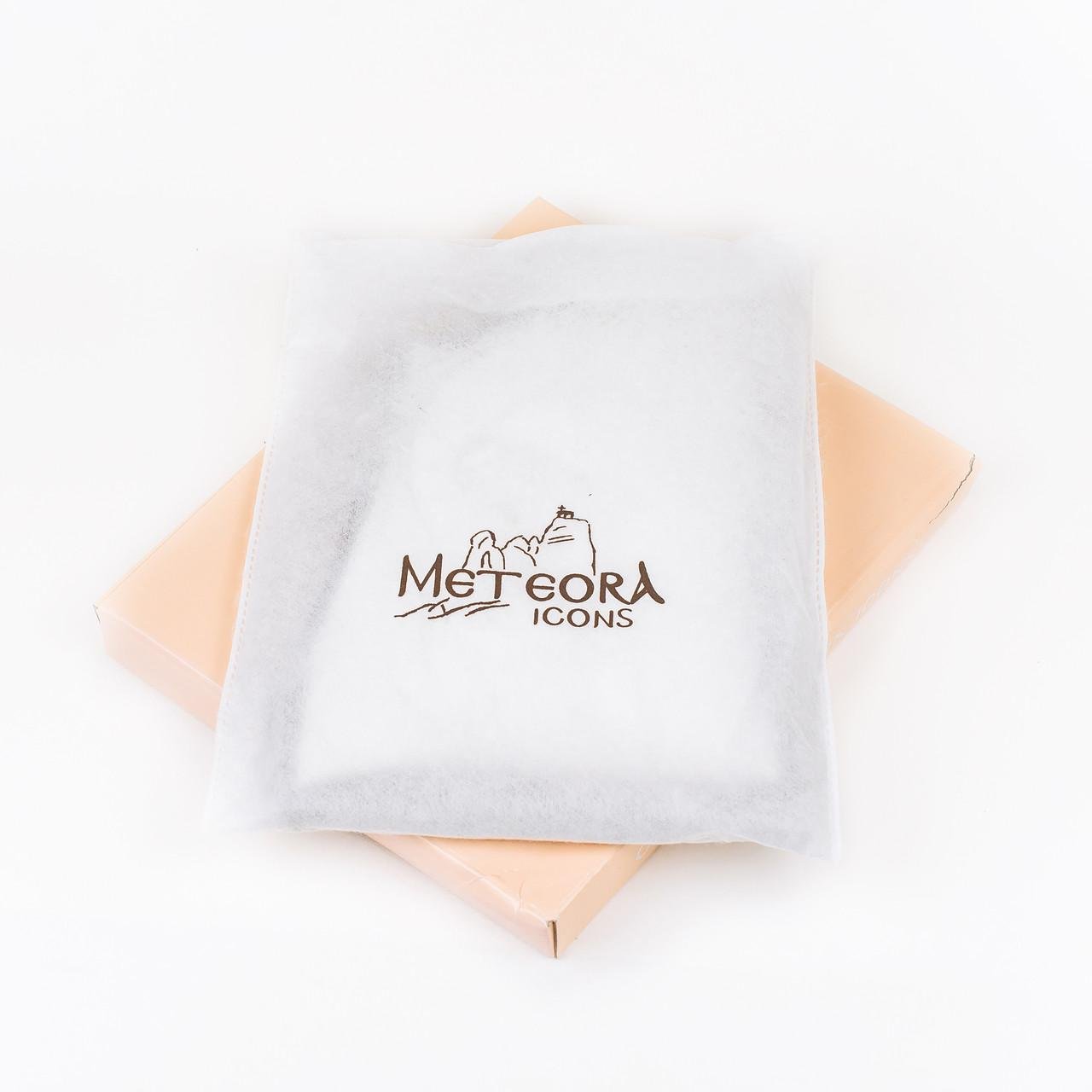 Срібна ікона Свята Родина в білій рамці 6х7,5 см - фото 5 Срібна ікона Свята Родина в білій рамці 6х7,5 см - фото 5