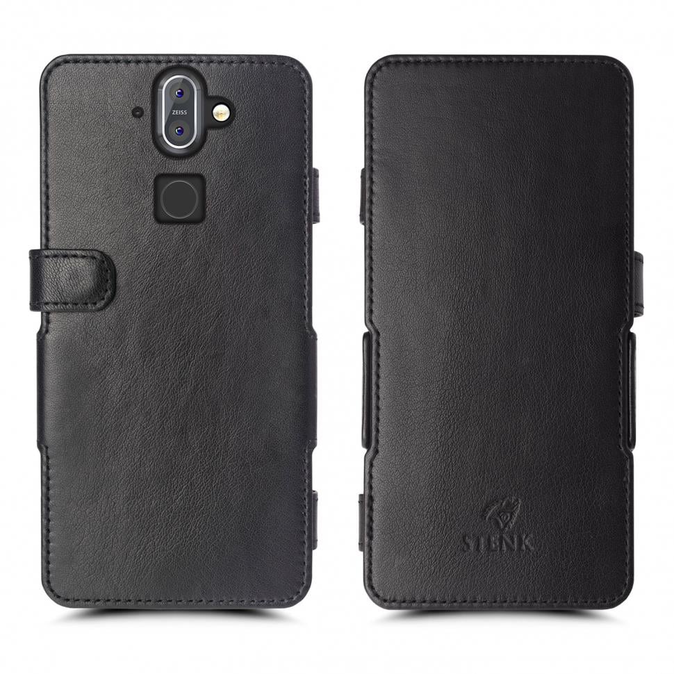 Чехол книжка Stenk Prime для Nokia 8 Sirocco Черный (60627)