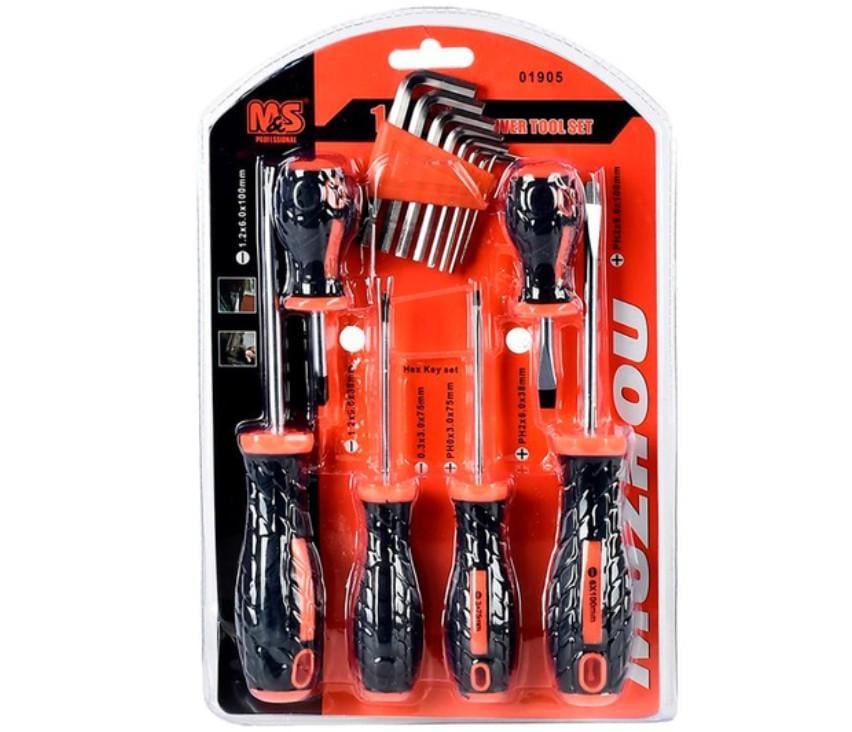 Набор отверток Screwdriver sets 14в1 универсальные со сменными насадками (194) Набор отверток Screwdriver sets 14в1 универсальные со сменными насадками (194)