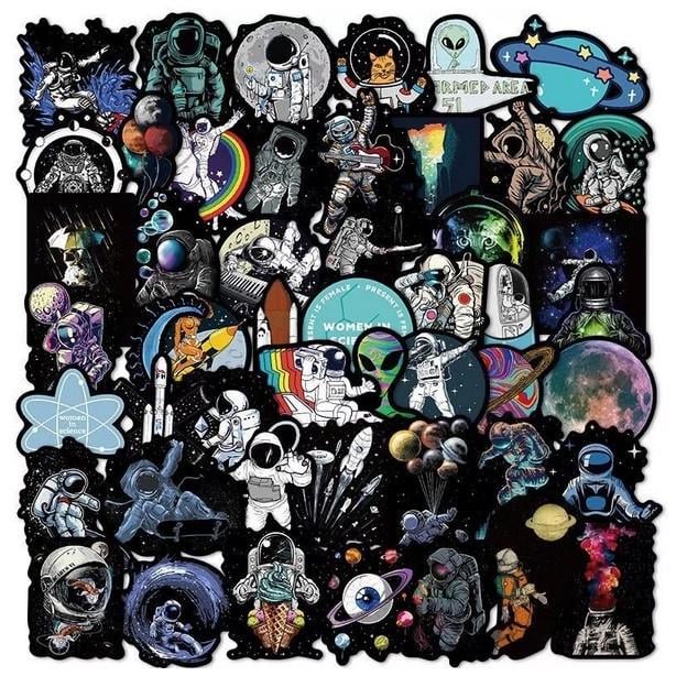 Набор наклеек Space 50 шт. (2070337576) Набор наклеек Space 50 шт. (2070337576)