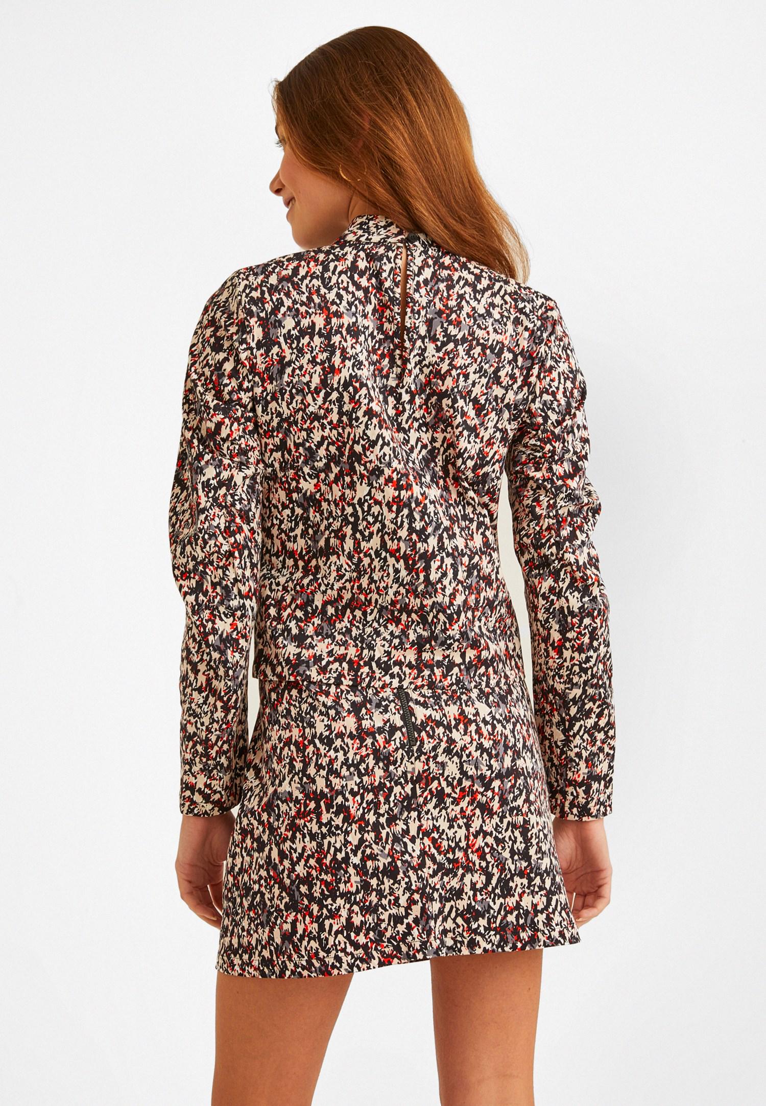 Блузка женская Oxxo ox-pambuzdes XS Бежевый (1780438) - фото 5