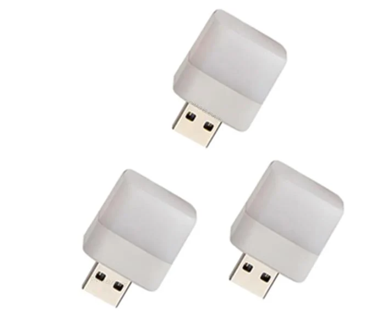 Ночник светильник USB квадратный 5V LED Теплый белый свет 3 шт. Ночник светильник USB квадратный 5V LED Теплый белый свет 3 шт.