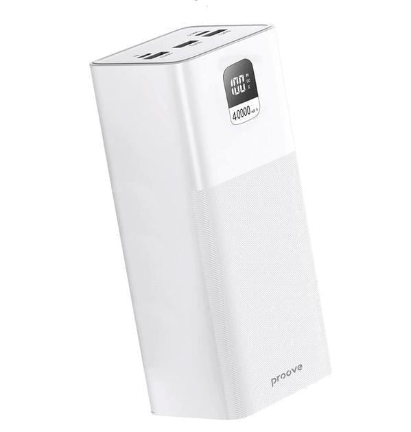 Повербанк Proove Giant 67724 з швидкою зарядкою 100W 40000 mAh Білий