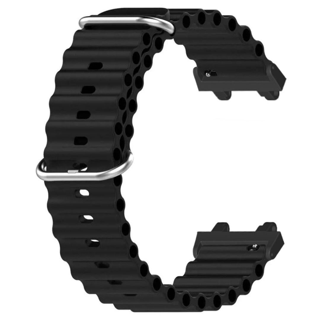 Ремешок силиконовый Primolux Ocean для часов Xiaomi Amazfit T-Rex 2 A2169/A2170 Black (35369942)