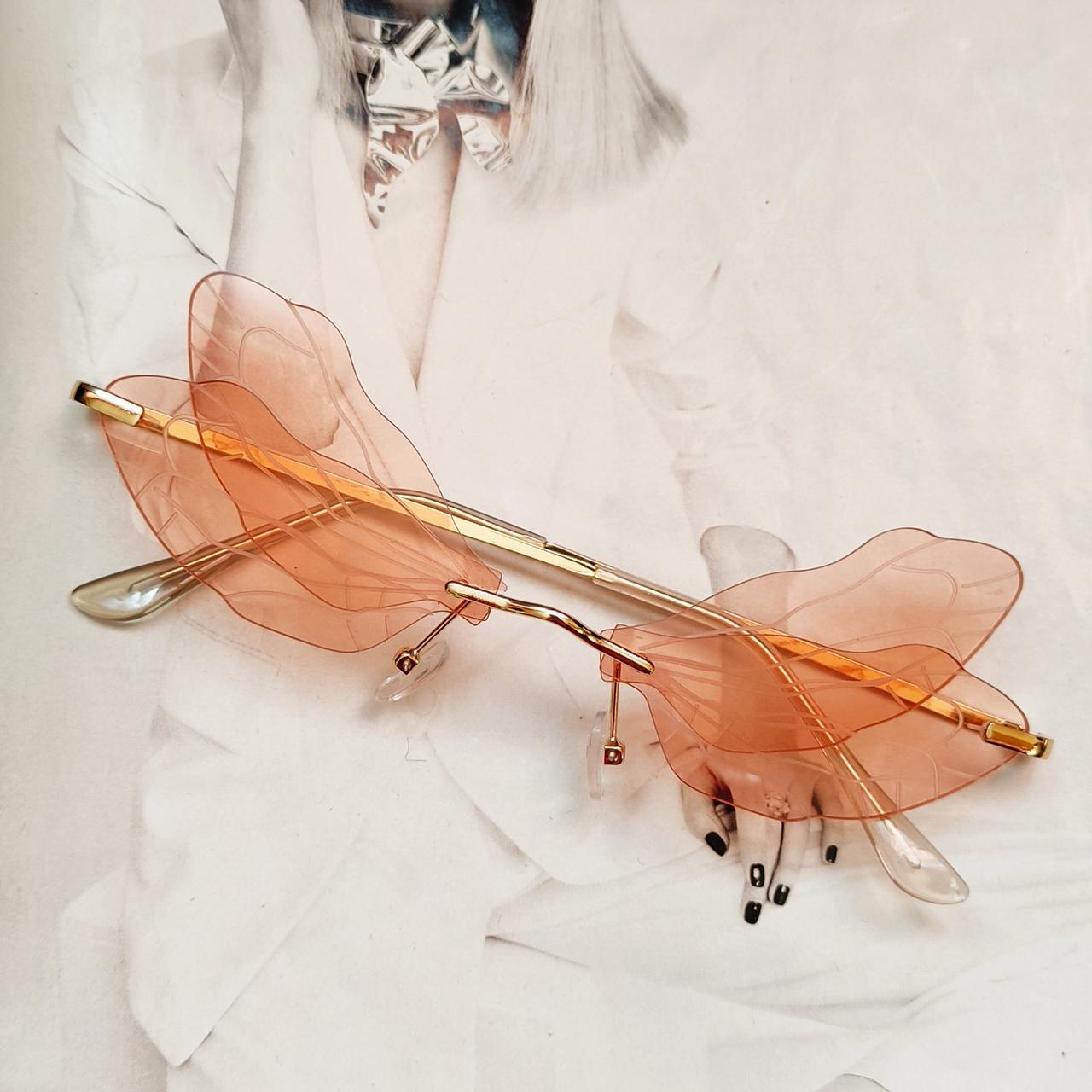 Очки бабочки Оранжевый (096582-12)