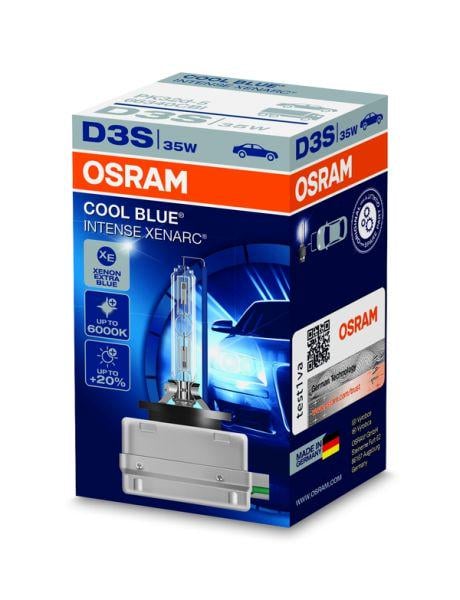 Автолампа ксенононовая Osram 66340CBI Cool Blue Intense D3S 85 В 35 Вт PK32d-5 Xenarc