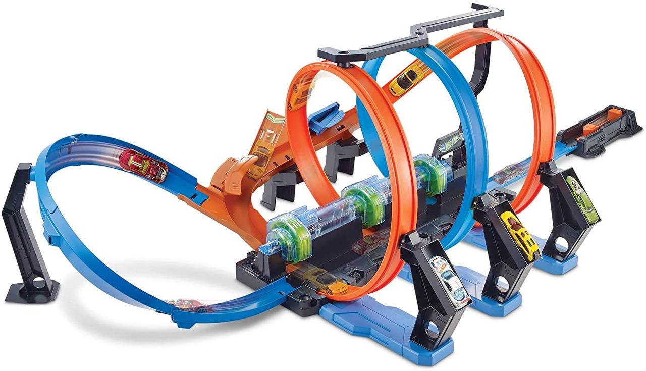 Трек Hot Wheels Corkscrew Crash Track with Motorized Boos FTB65 - фото 6