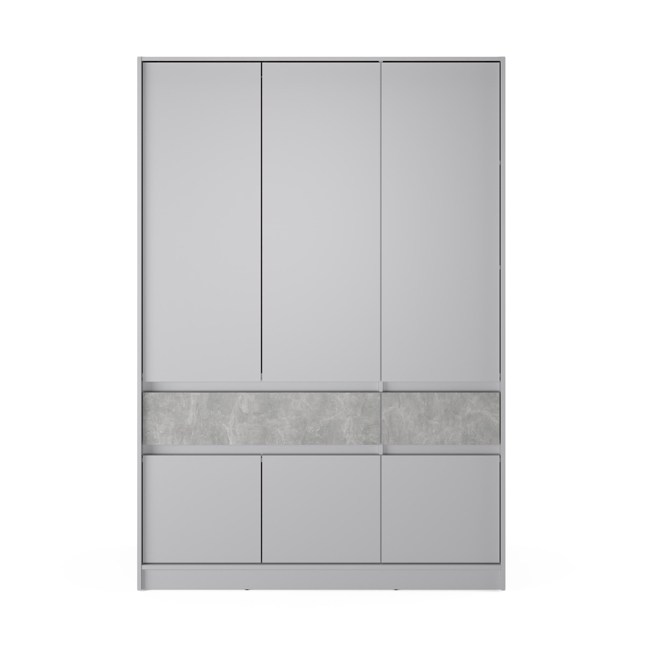 Шкаф Everest Style 1400х530х2030 мм Кашемир/Бетон (11476) Шкаф Everest Style 1400х530х2030 мм Кашемир/Бетон (11476)