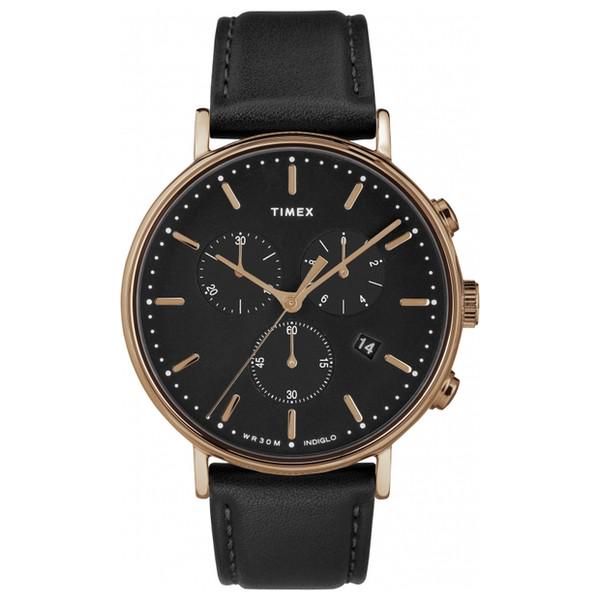 Наручные часы мужские Timex Fairfield Chrono кварцевые Gold (Tx2t11600) - фото 2 Наручные часы мужские Timex Fairfield Chrono кварцевые Gold (Tx2t11600) - фото 2