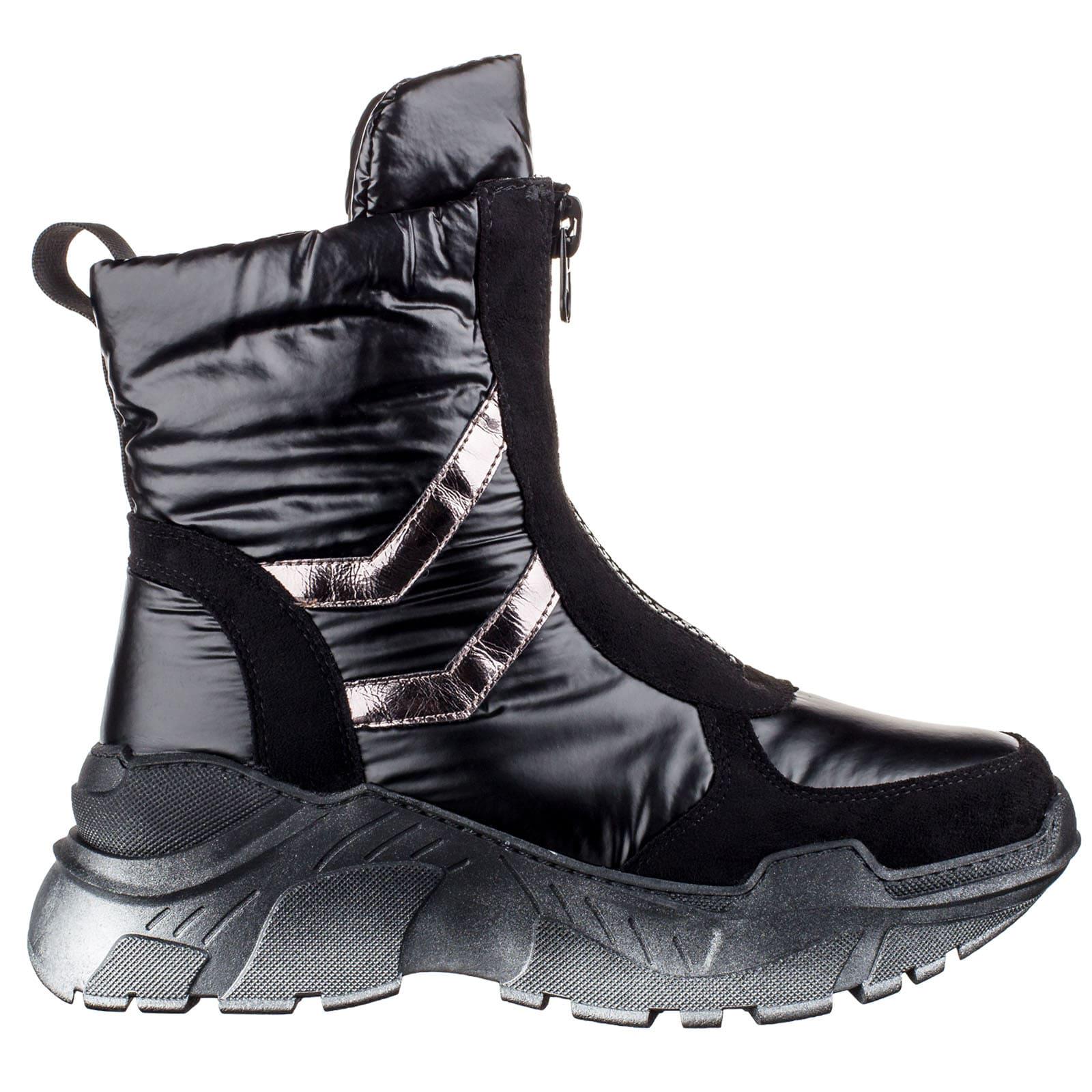 Ботинки женские утепленные Casual р. 37 Черный (92108445)