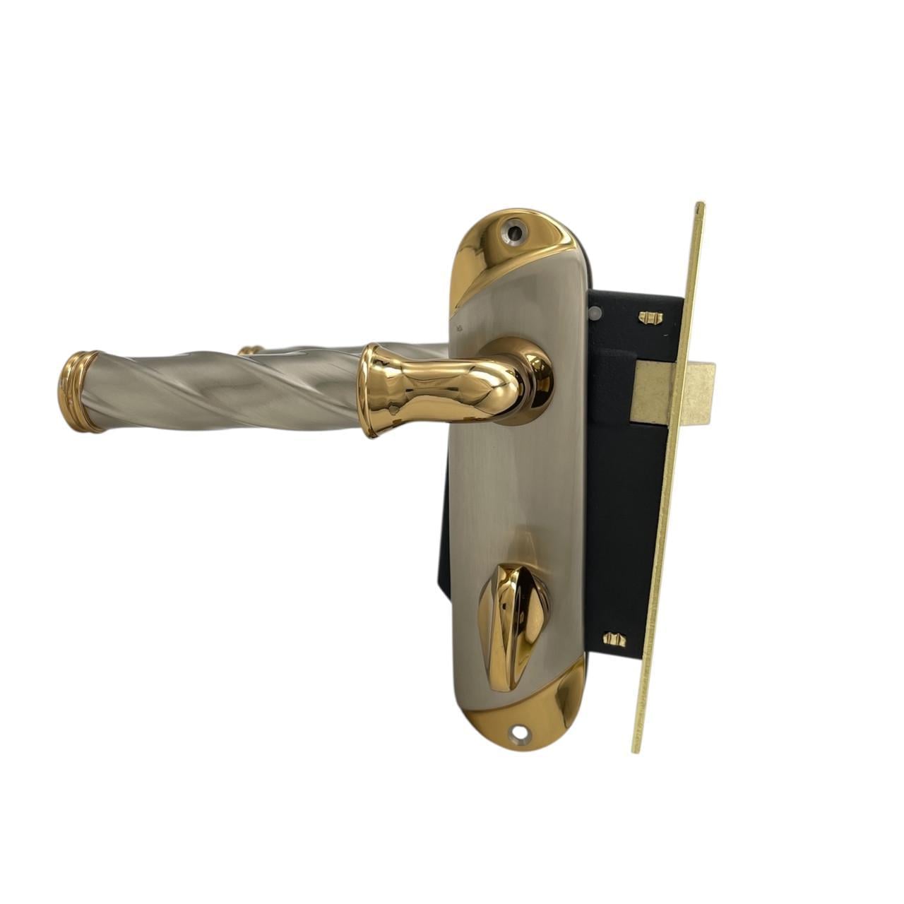 Замок з ручками Pimador Burmali WC 62 мм Alb/Saten (330036)