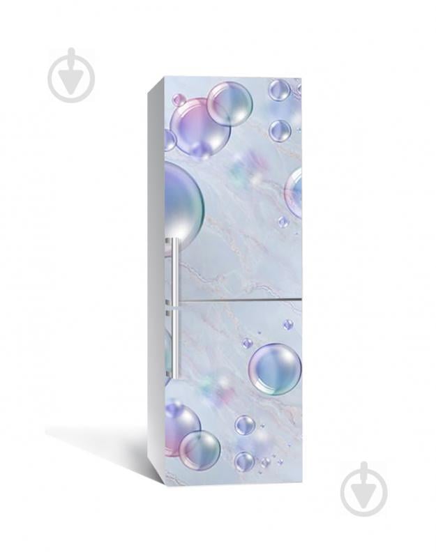 Наклейка на холодильник Zatarga «Пузырьки газировки» 650х2000 мм виниловая 3Д наклейка декор на кухню Наклейка на холодильник Zatarga «Пузырьки газировки» 650х2000 мм виниловая 3Д наклейка декор на кухню