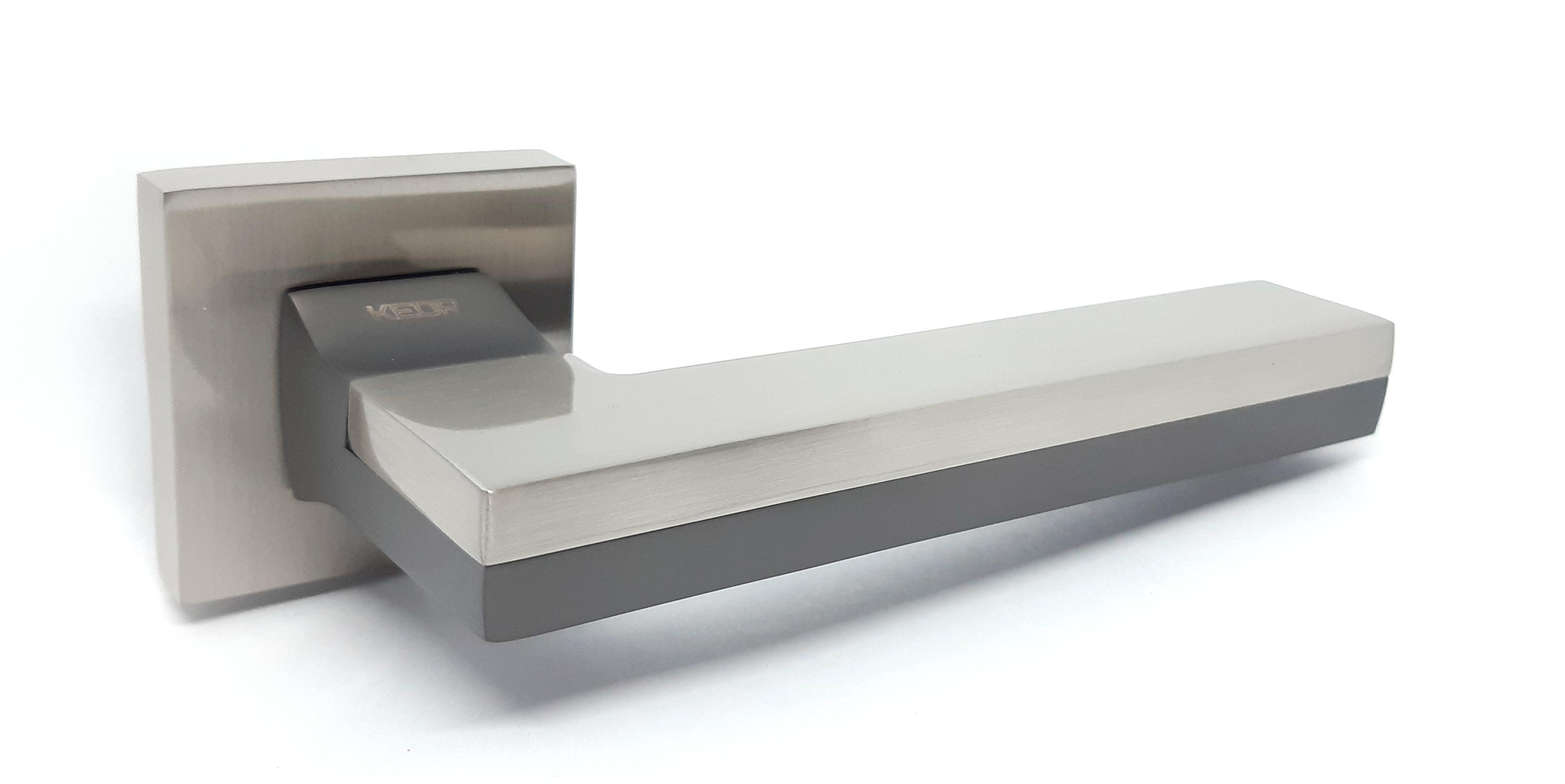 Ручка Kedr на розетке квадрат R62-722-AL SN UP/Grafit Хром/Графит