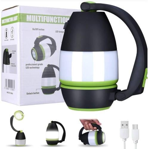 Ліхтар LED для кемпінгу з функцією повербанк 1500 мАг - фото 3 Ліхтар LED для кемпінгу з функцією повербанк 1500 мАг - фото 3