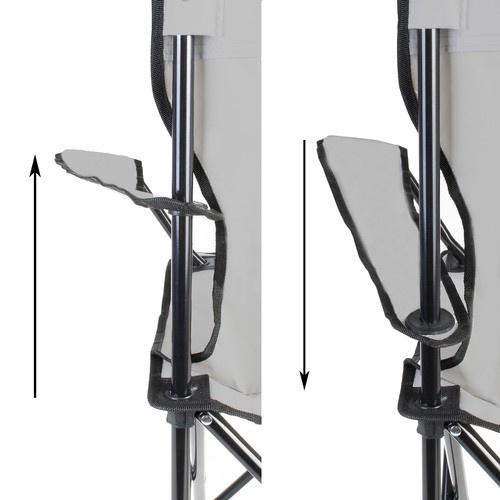 Кресло раскладное туристическое с подстаканником TRIZAND 23675 для рыбака и кемпинга Серый - фото 10 Кресло раскладное туристическое с подстаканником TRIZAND 23675 для рыбака и кемпинга Серый - фото 10