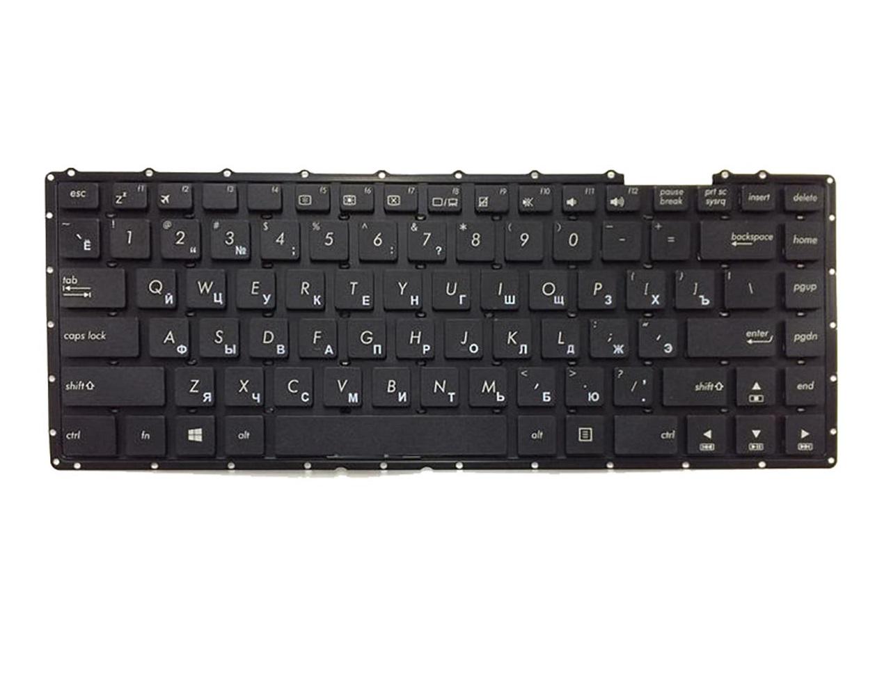 Клавиатура для ноутбука Asus A455 A455LA матовая (0KNB0-4135RU00)