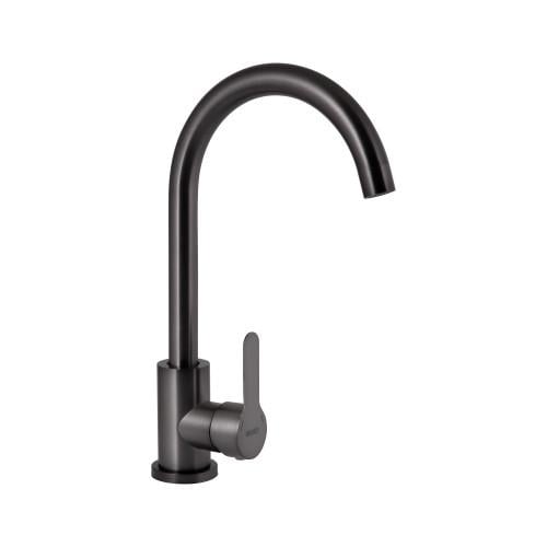 Смеситель для кухни U-образный Brinex Pure 015F U-образный Graphite (BRIPUR015FGRP) Смеситель для кухни U-образный Brinex Pure 015F U-образный Graphite (BRIPUR015FGRP)