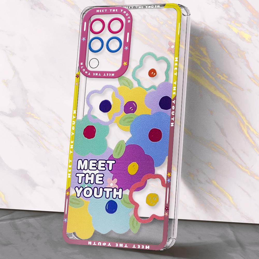 Прозрачный защитный чехол AngelEyes для Samsung Galaxy A22 4G A225 Meet The Youth (30074)