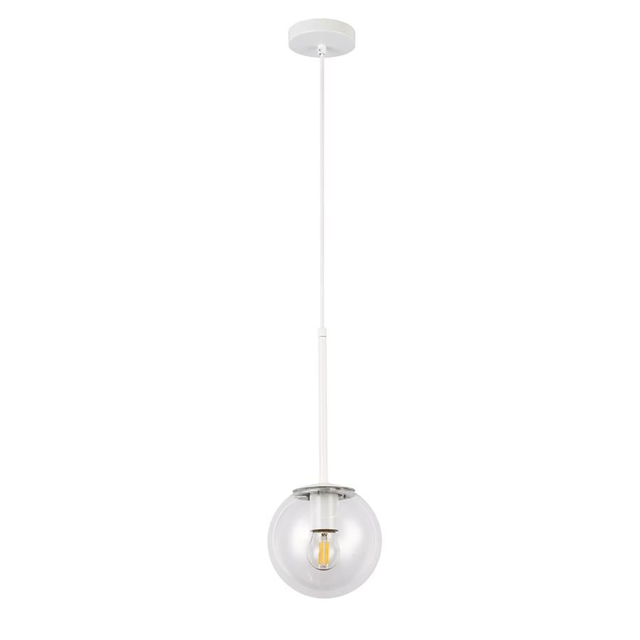 Светильник подвесной шар Levistella 752103-1 3415 WH/CL плафон прозрачный Белый