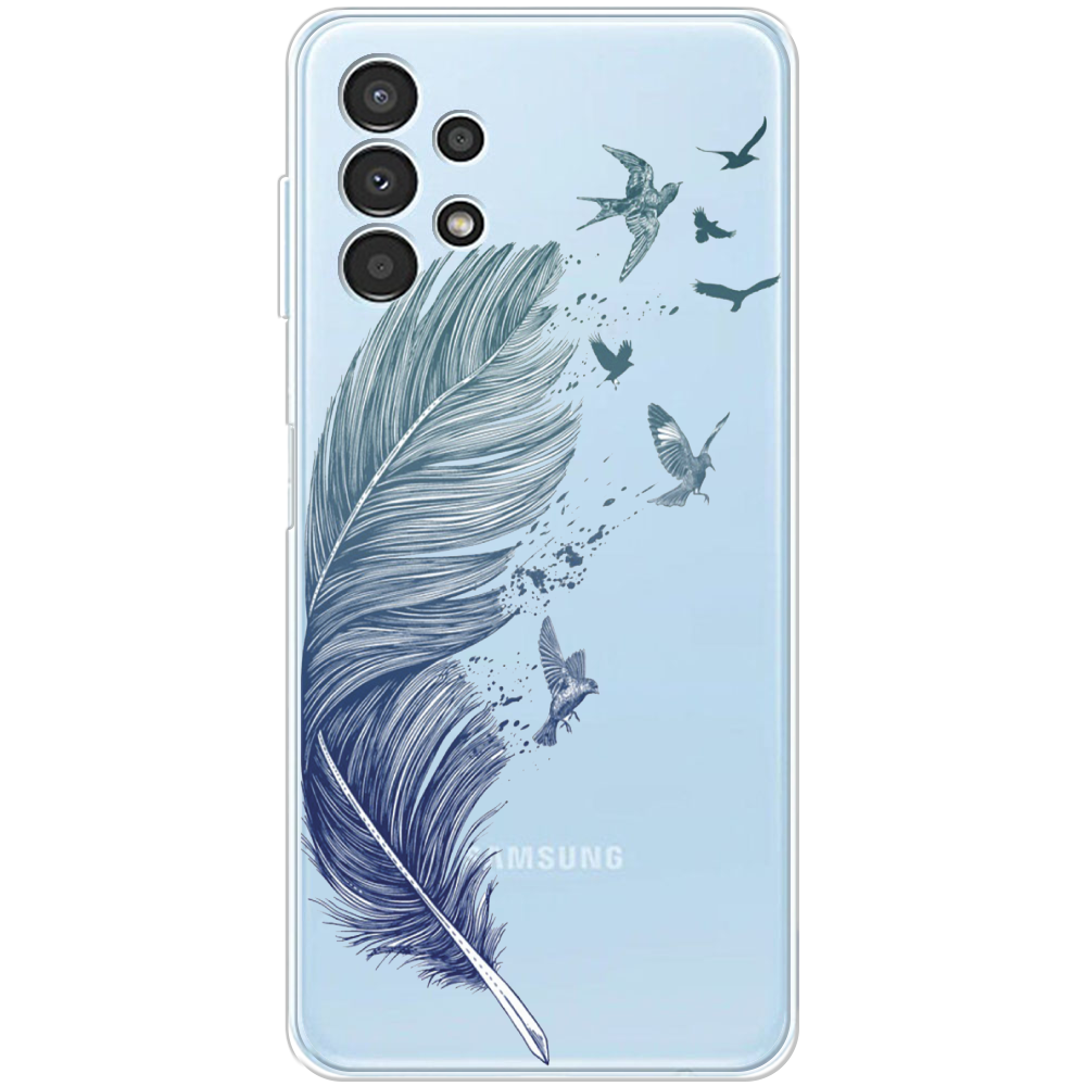 Чехол BoxFace Samsung Galaxy A13 4G (A135) Feather Прозрачный силикон (44331-cc38-44331)