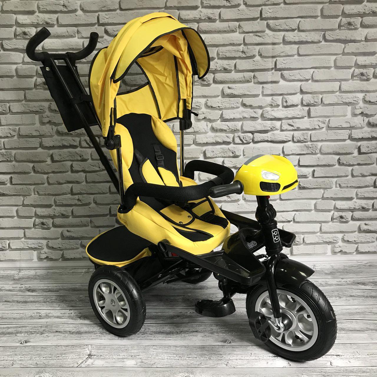 Велосипед триколісний Best Trike 5099-1 Жовтий (KAR-50991Yel)