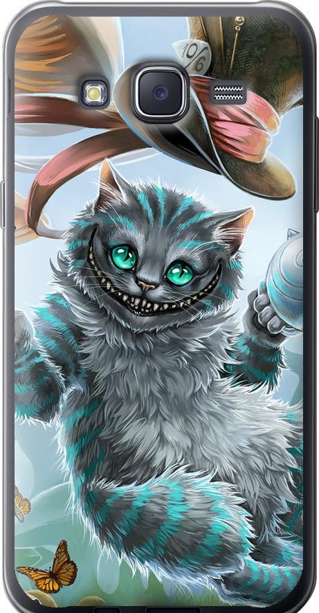 Чехол на Samsung Galaxy J5 (2015) J500H Чеширский кот 2 (3993u-100-42517)