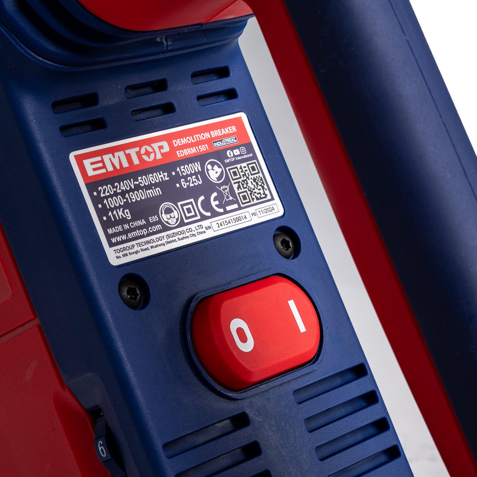 Отбойный молоток EMTOP EDBRM1501 - фото 14 Отбойный молоток EMTOP EDBRM1501 - фото 14