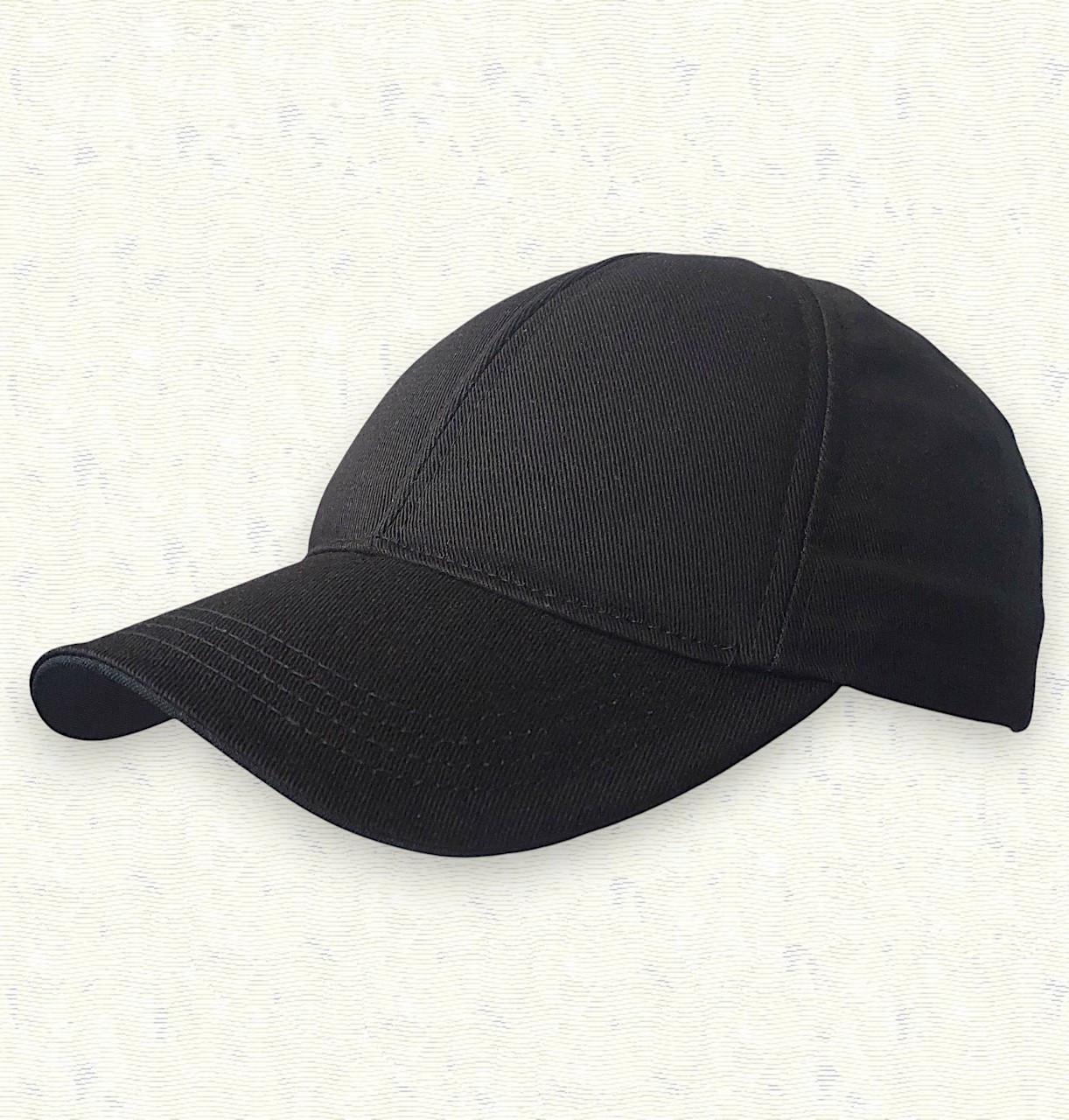 Бейсболка с регулятором размера Черный (6833) Бейсболка с регулятором размера Черный (6833)