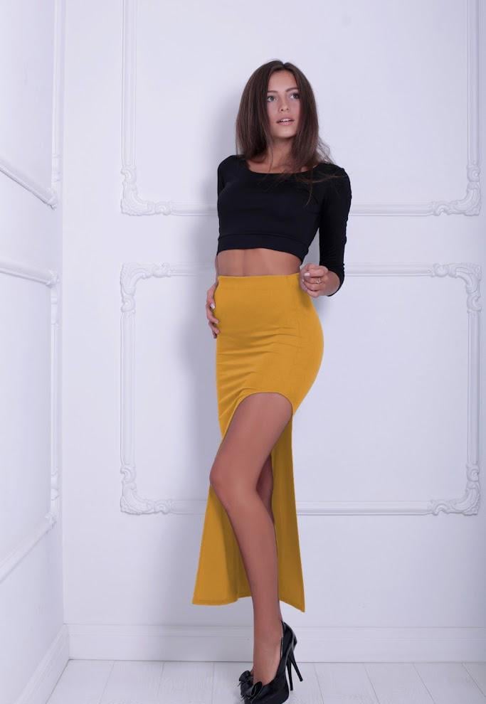 Юбка женская Podium Morrison 20264-MUSTARD XL Горчичный