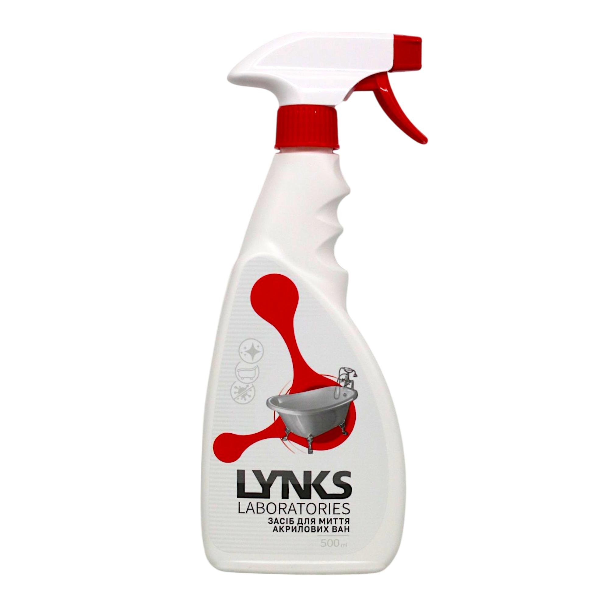Средство для мытья акриловых ванн Lynks Laboratories 500 мл (НФ-00008042)