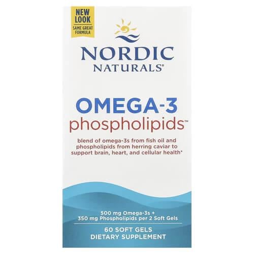 Омега-3 Nordic Naturals Omega-3 Phospholipids 60 Soft Gels (NOR-01621)