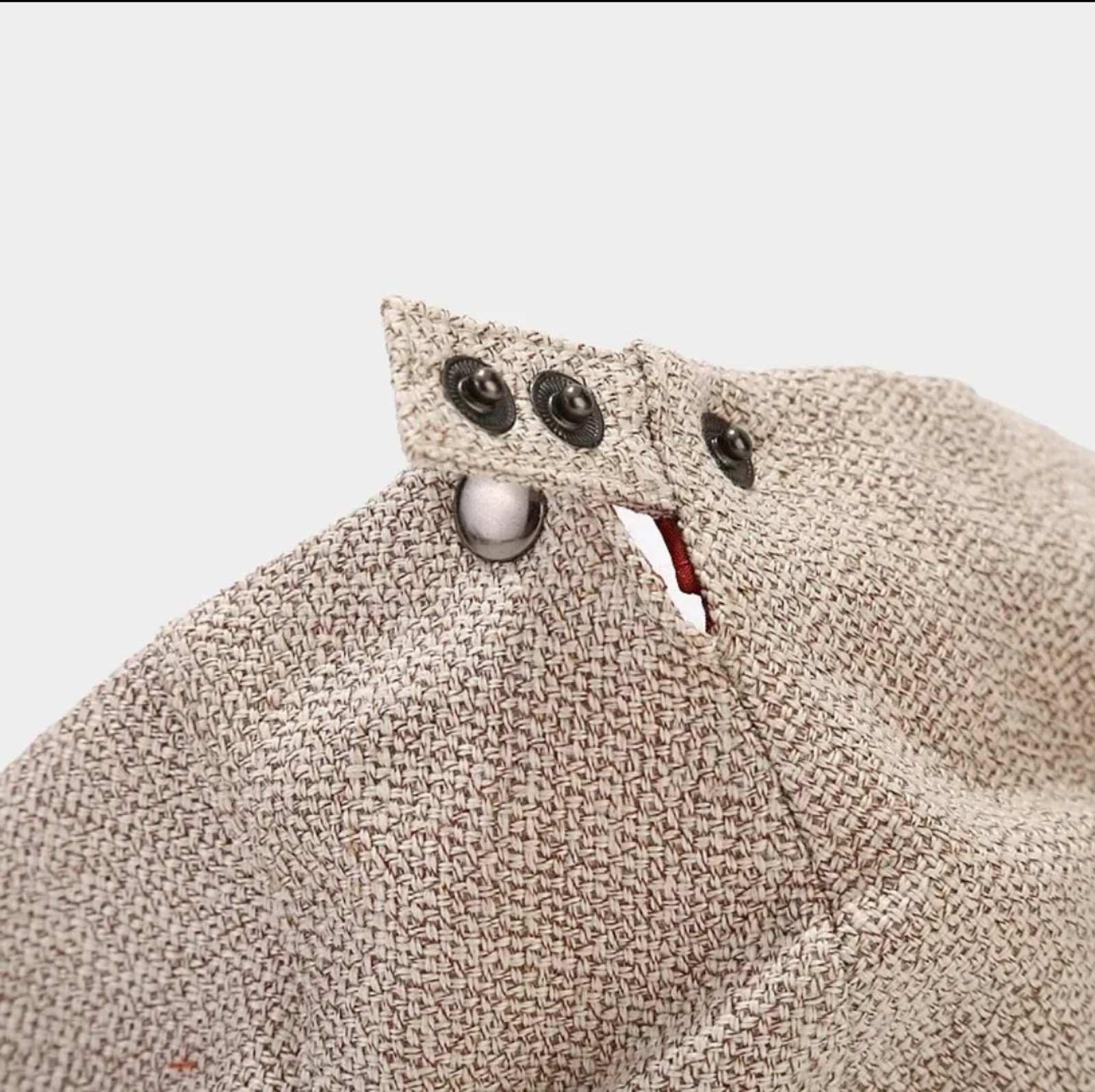 Кепка-берет с регулятором льняная унисекс Бежевый (24758540) - фото 3 Кепка-берет с регулятором льняная унисекс Бежевый (24758540) - фото 3