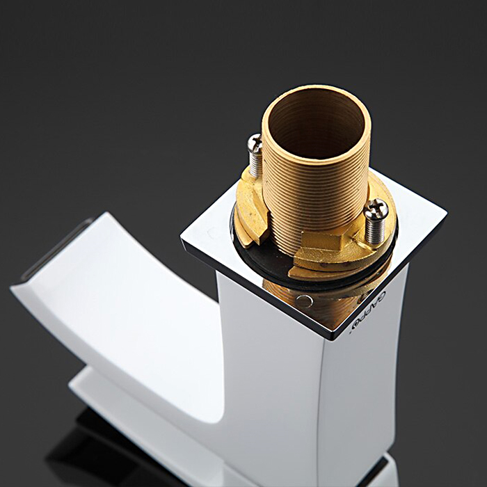 Смеситель для умывальника Gappo G1007-8 Белый/Хром (1033990) - фото 6