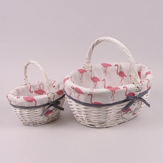 Комплект корзин с тканью Flora 2 шт. (5174)