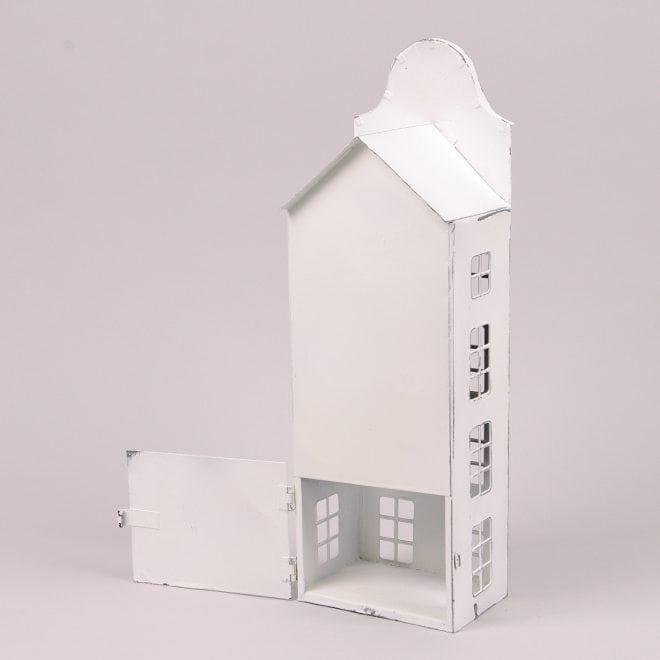 Подсвечник Flora Домик металлический 40,5 см Белый (39577) - фото 3 Подсвечник Flora Домик металлический 40,5 см Белый (39577) - фото 3