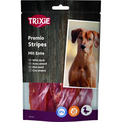 Ласощі Trixie Premio Ducky Stripes для собак шматочки з качки 100 г Ласощі Trixie Premio Ducky Stripes для собак шматочки з качки 100 г