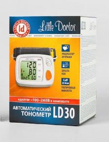 Тонометр Little Doctor LD-30 автоматический на плечо с адаптером гарантия 5 лет - фото 1